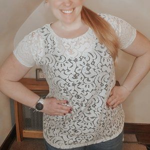 Full Lace Short Sleeve Top